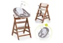 Hauck Hochstuhl Alpha Plus Walnut Deluxe Set Massivholz Bild 2