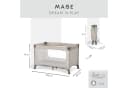 Hauck Baby-Reisebett Dream'n Play Beige mit Matratze & Moskitonetz Bild 5