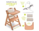 Hauck Hochstuhl Alpha Plus Move Natur Newborn Set mit Aufsatz Bild 1