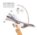 Hauck Hochstuhl Alpha Plus Move Natur Newborn Set mit Aufsatz Bild 4