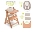 Hauck Hochstuhl Move Natur Newborn Set - Babystuhl ab Geburt inkl. Aufsatz Bild 1