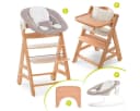 Hauck Hochstuhl Move Natur Newborn Set - Babystuhl ab Geburt inkl. Aufsatz Bild 2