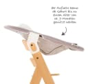Hauck Hochstuhl Move Natur Newborn Set - Babystuhl ab Geburt inkl. Aufsatz Bild 5
