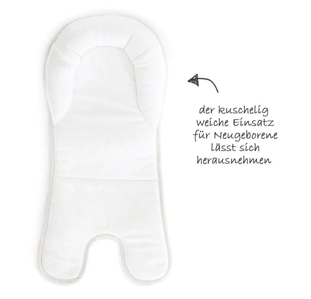 Hauck Hochstuhl Alpha Plus Grey Neugeborenenaufsatz - Bild 5