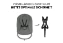 Hauck Hochstuhl Alpha Plus Natur Newborn Set Premium Dark Grey Bild 5
