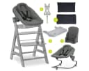 Hauck Hochstuhl Alpha Plus Grey XXL Newborn Set mit 6in1 Sparset Bild 2