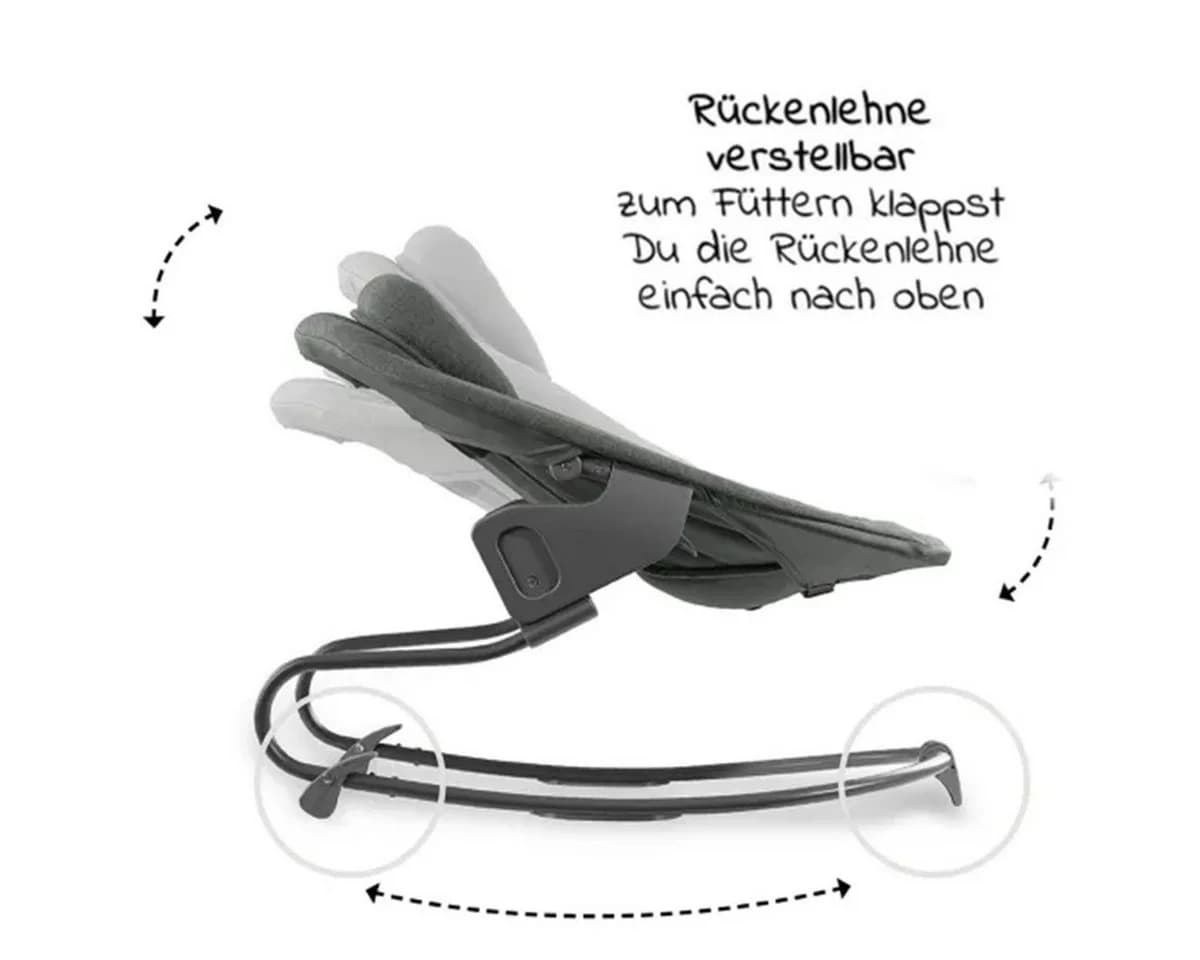 Hauck Hochstuhl Alpha Move Natur Newborn Set mit Neugeborenenaufsatz - Bild 3