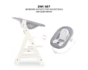 Hauck Hochstuhl Beta Plus White - Newborn Set mit Neugeborenenaufsatz Bild 5