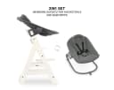Hauck Hochstuhl Beta Plus White - Newborn Set mit Bouncer Bild 4
