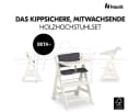 Hauck Hochstuhl Beta Plus White - Newborn Set Deluxe mit Aufsatz Bild 3