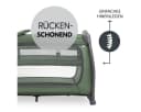 Hauck Baby-Reisebett Play'n Relax Center Dark Green mit Matratze, Insektenschutz, Wickelauflage, Einhang Bild 4