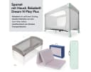 Hauck Baby-Reisebett Dream N Play Plus Set mit Matratze und Moskitonetz Bild 1