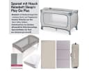 Hauck Baby-Reisebett Sleep N Play Go Plus XXL Set Dusty Blue Bild 1