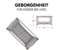 Hauck Baby-Reisebett Sleep N Play Go Plus XXL Set Dusty Cork Bild 4