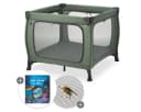 Hauck Sleep N Play SQ Set Reisebett mit Matratze und Insektenschutz Grün Bild 2