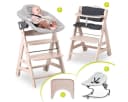 Hauck Hochstuhl Beta Plus Whitewashed - Newborn Set Premium Bild 2