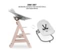 Hauck Hochstuhl Beta Plus Whitewashed - Newborn Set Premium Bild 4