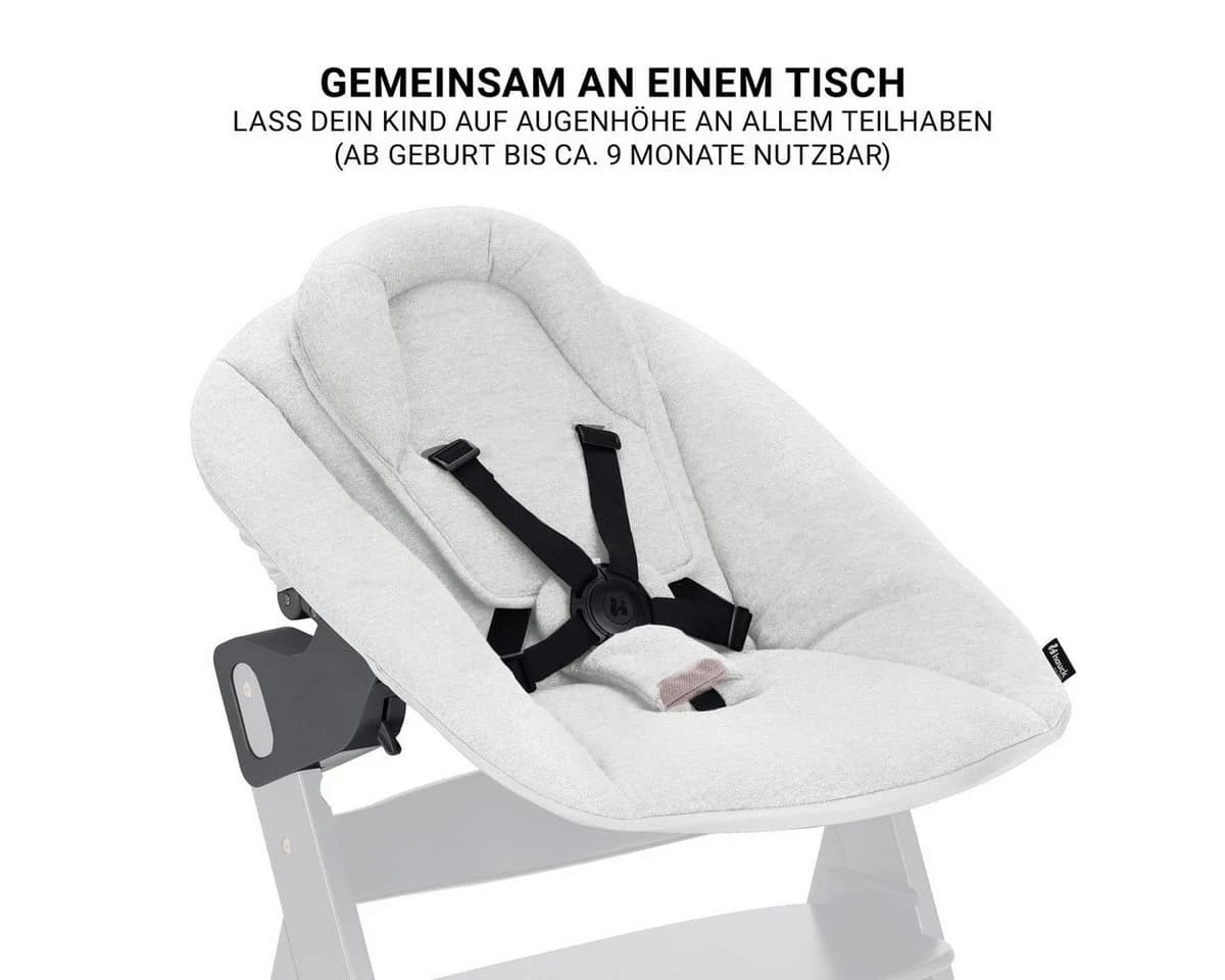 Hauck Hochstuhl Beta Plus Natural mit Newborn Set Premium & Essbrett - Bild 5