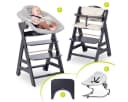 Hauck Hochstuhl Beta Plus Dark Grey - Newborn Set Premium Bild 2
