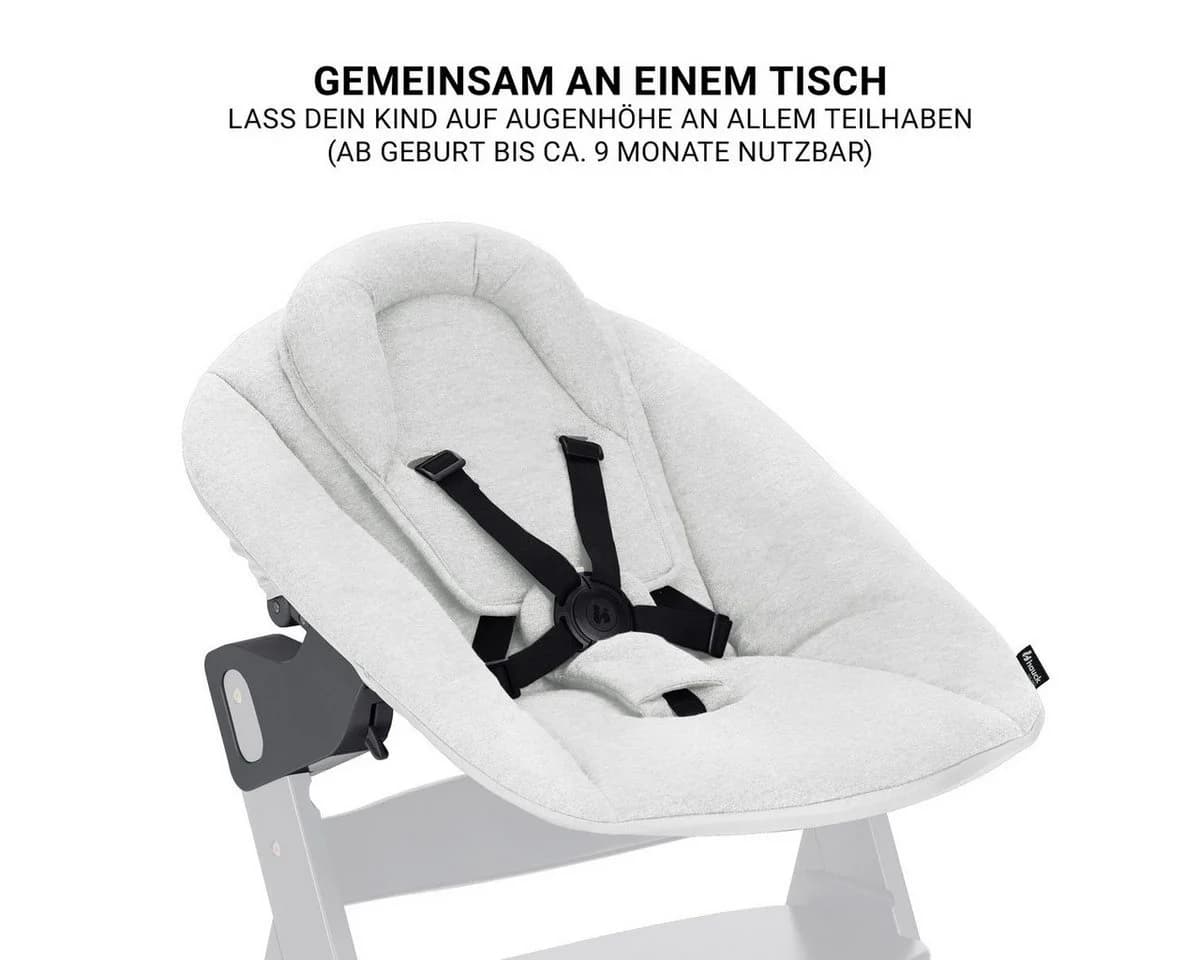 Hauck Hochstuhl Beta Plus Dark Grey - Newborn Set Premium - Bild 5