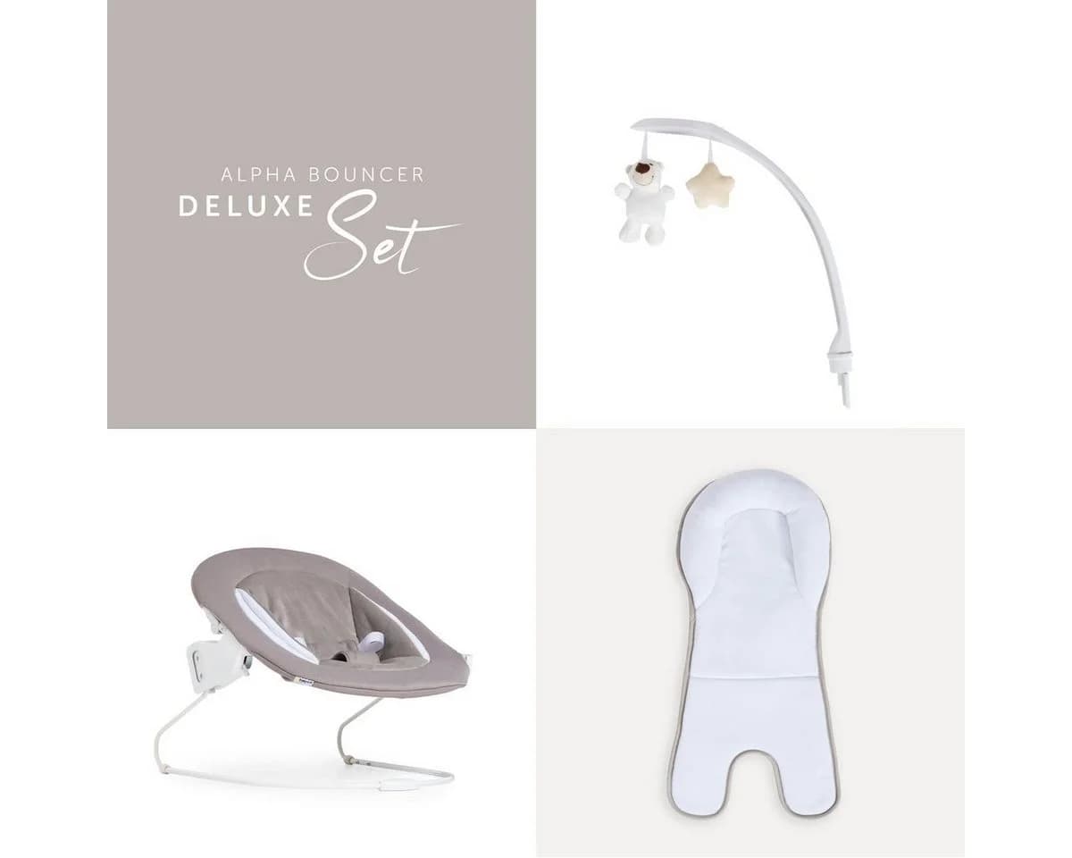 Hauck Hochstuhl Alpha Plus Black Newborn Set Deluxe mit Neugeborenenaufsatz - Bild 3