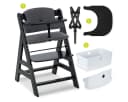 Hauck Hochstuhl Alpha Plus Black Set mit Click Tray Bild 2