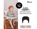 Hauck Hochstuhl Alpha Plus Black Set mit Click Tray Bild 3