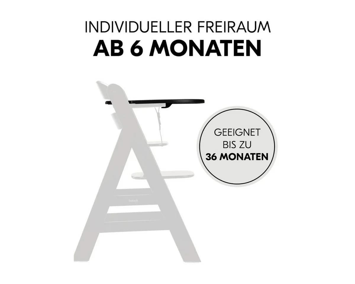 Hauck Hochstuhl Alpha Plus Black Set mit Click Tray - Bild 5