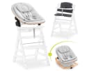 Hauck Hochstuhl Alpha Plus White Newborn Set Eco - Grau Bild 2