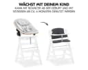 Hauck Hochstuhl Alpha Plus White Newborn Set Eco - Grau Bild 3