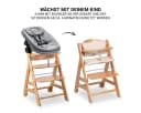 Hauck Hochstuhl Beta Plus Natural 3in1 Bouncer Set Holz Babystuhl Bild 4