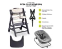 Hauck Hochstuhl Beta Plus Dark Grey Newborn Set 3in1 Bouncer Bild 1