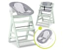 Hauck Hochstuhl Alpha Plus Mint Newborn Set - Stretch Grey Bild 2