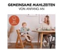 Hauck Hochstuhl Beta Plus Whitewashed mit Baby-Sitz & Essbrett Bild 1