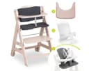Hauck Hochstuhl Beta Plus Whitewashed mit Baby-Sitz & Essbrett Bild 2