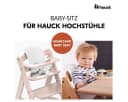Hauck Hochstuhl Beta Plus Whitewashed mit Baby-Sitz & Essbrett Bild 3