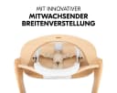 Hauck Hochstuhl Beta Plus Whitewashed mit Baby-Sitz & Essbrett Bild 4