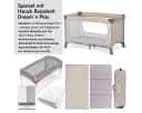 Hauck Baby-Reisebett Dream`n Play XXL Set Beige mit Matratze, 2 Spannbetttücher & Betteinlage Bild 1