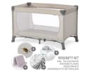 Hauck Baby-Reisebett Dream`n Play XXL Set Beige mit Matratze, 2 Spannbetttücher & Betteinlage Bild 2