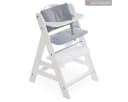 Hauck Hochstuhl Alpha Plus White - Mitwachsender Holz Kinderhochstuhl Bild 1