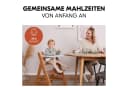 Hauck Beta Plus Holzhochstuhl mit Baby-Sitz, Essbrett, Sitzauflage & Rollen Bild 1
