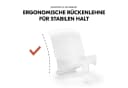 Hauck Beta Plus Holzhochstuhl mit Baby-Sitz, Essbrett, Sitzauflage & Rollen Bild 5