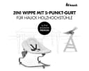 Hauck Hochstuhl Alpha Plus Newborn Set Schwarz Buchenholz Bild 4