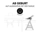 Hauck Hochstuhl Alpha Plus Newborn Set Schwarz Buchenholz Bild 5