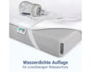 LaLoona Reisebett-Matratze Grau 5 cm hoch mit wasserdichter Auflage Bild 3