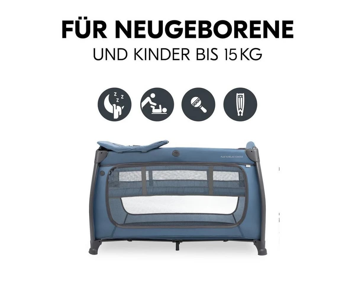 Hauck Baby-Reisebett Play N Relax Center Set Dark Blue - Bild 3