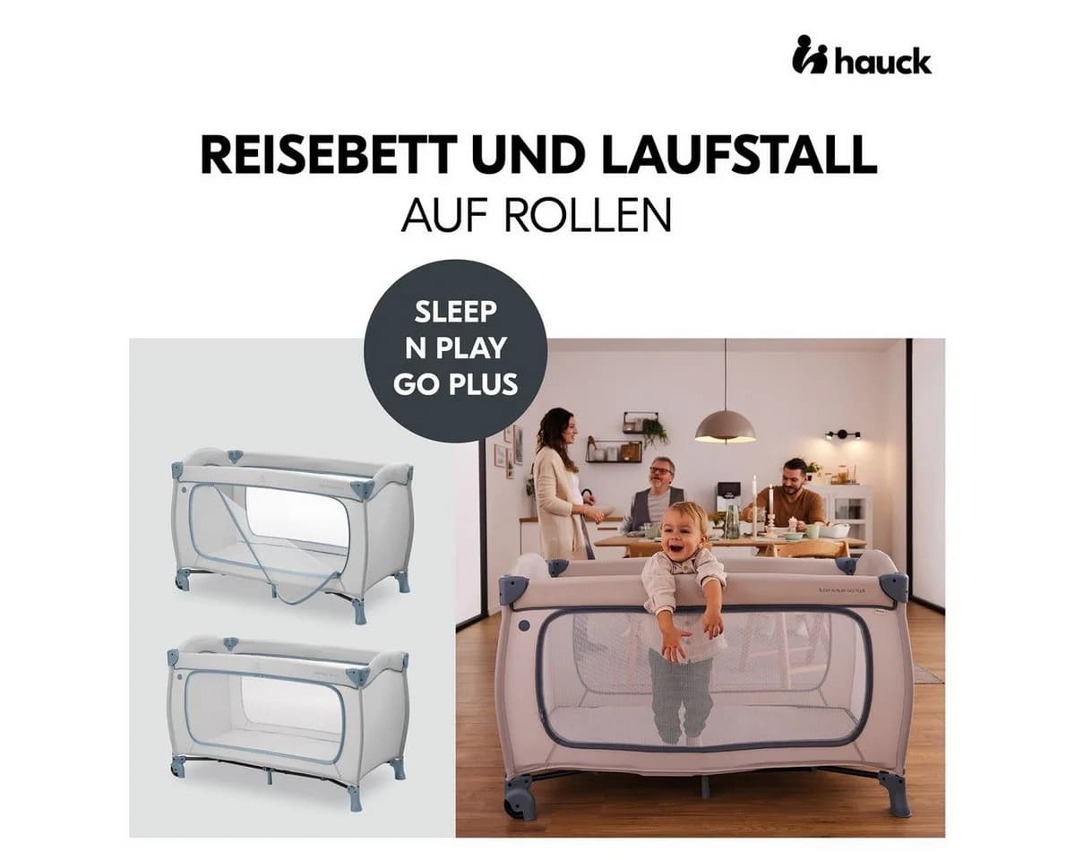 Hauck Baby-Reisebett Sleep N Play Go Plus Set - Dusty Blue - Bild 3