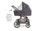 Zamboo Insektenschutzplissee Grau Universal Mückennetz Kinderwagen Buggy Bild 1