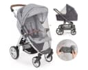 Zamboo Insektenschutzplissee Grau Universal Mückennetz Kinderwagen Buggy Bild 2