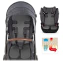 Zamboo Kinderwagen-Sitzauflage Universal Grau - Sommer Sitzeinlage Bild 2